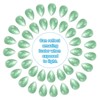 Unique Bargains Glass Horse Eye DIY Jewelry Craft Teardrop Gems 100 Pcs - 2 of 4