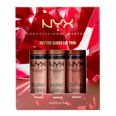 NYX Professional Makeup Butter Lip Gloss Gift Set - 3pc