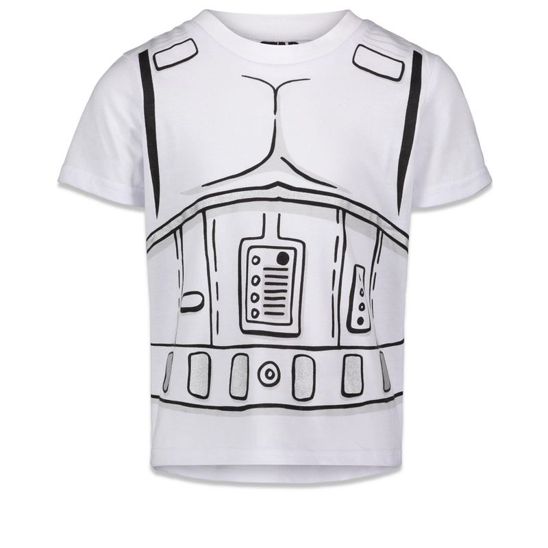 Star Wars Chewbacca Darth Vader Stormtrooper Yoda Little Boys 4 Pack Graphic T-Shirt , 3 of 6