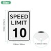Unique Bargains Aluminum Weather Resistant Waterproof Rust Free Traffic Sign 1 Pc - 3 of 4
