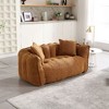 CAVINAS Soft Sofa Chair with High Resilience Foam Core, Square Recliner Sofa, Loveseat Sofa for Living Room - 3 of 4