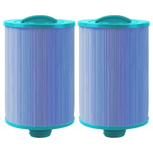 Hurricane 2 Pack HF6H940-01M Elite Aseptic Pool and Spa Filter Cartridge Replacement for PWW50P3-M, Unicel 6CH-940RA, Filbur FC-0395M, Blue - 1 of 4