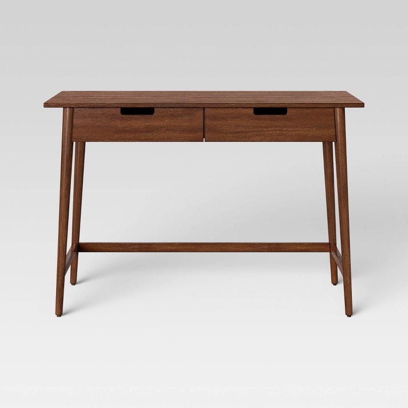 Ellwood Wood Writing Desk with Drawers - Threshold™, 1 of 8