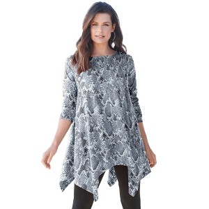 Roaman's Ultimate Handkerchief Hem Tunic - 1 of 4