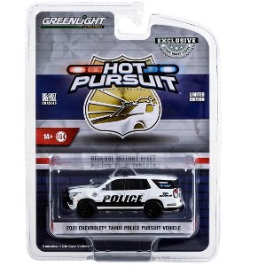 Greenlight Collectibles 1/64 2021 Chevrolet Tahoe Police Pursuit, General Motors Fleet GLT30356 - 1 of 2