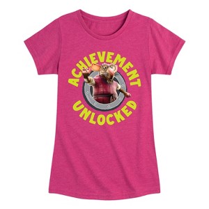 Girls' - Teenage Mutant Ninja Turtles - Battle Tycoon Achievement Unlocked Fitted Short Sleeve Graphic T-Shirt - 1 of 4