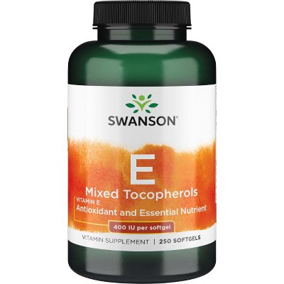 Swanson Vitamin E Mixed Tocopherols 400 Iu Softgels