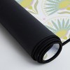 Iveta Abolina Fan Florals Aqua Yellow Desk Mat - 4 of 4