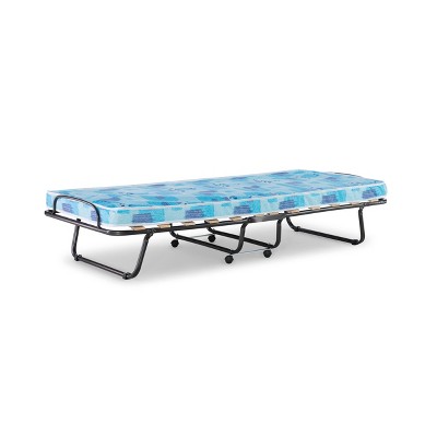 Roma Folding Bed Twin Blue - Linon