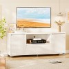 Fluted TV Stand for 65 Inch TV, Entertainment Center with Storage Drawer and Open Shelf, Modern TV Media Console Cabinet Furniture for Living Room - 2 of 4