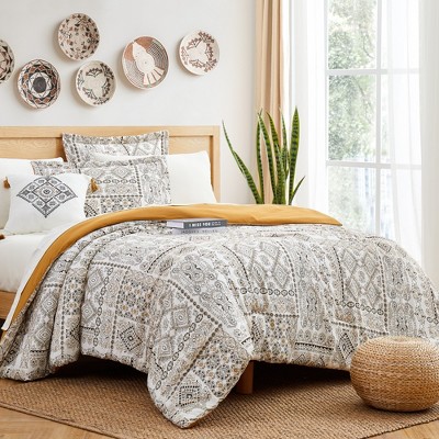 Ivory Elegance King Microfiber 8-Piece All-Season Bedding Set