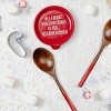 Totalee Gift All I Want for Cmas Spoon Rest and Spoon Ceramic Red - 2 of 2