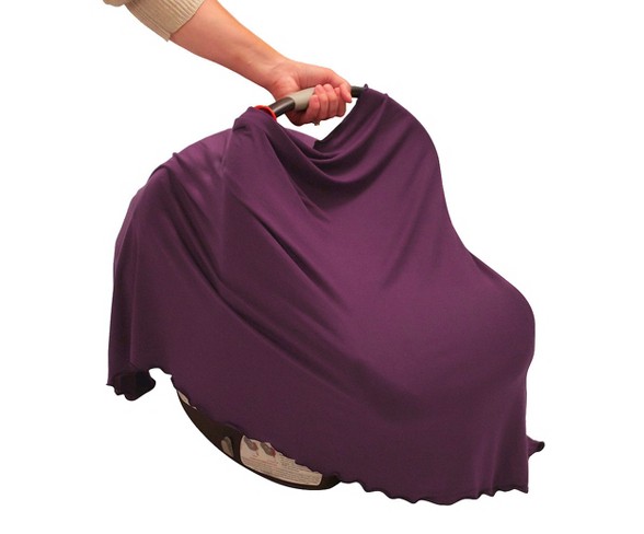 Bamboobies Chic Nursing Shawl - Blackberry