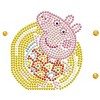 DIAMOND DOTZ Quick DOTZ Peppa Pig Always Chillin' Diamond Art Painting Kit 5.1" X 5.1" - 2 of 4