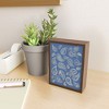 Cynthia Haller Classic blue and gold paisley Framed Mini Art Print 4" (H) x 3" (W) x 1" (D) - Society6 - 2 of 3