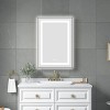 ChicFurnit Bathroom Vanity Mirror with Anti Fog and Memory Lighting for Functional Use, Gray, 38"*26"*4" - 2 of 4