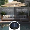 Best Choice Products 10ft 360° Rotating Cantilever Easy Auto Open Patio Umbrella w/ Solar LED Lights - 4 of 4