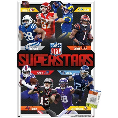 Trends International Nfl League - Helmets 22 Unframed Wall Poster Prints :  Target