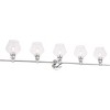 Elegant Lighting Gene 5 light Chrome and Clear glass Wall sconce - 4 of 4
