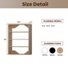 APRILSOUL Shelf Short Tower Closet, Modular Closet System, Wall Mounted Wardrobe Organizer with Shelf for Bedroom or Walk-in Closet - 2 of 4