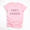 Simply Sage Market Pinky Promise Short Sleeve Tee - M - Pink - 2 of 4