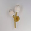 ET2 Lighting Blossom 2 - Light Wall Light in  Natural Aged Brass - 3 of 3