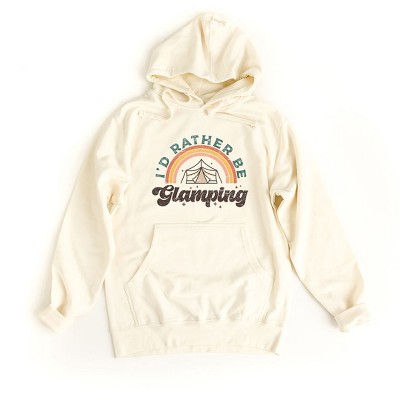 Simply Sage Market Women's Graphic Hoodie I'd Rather Be Glamping
