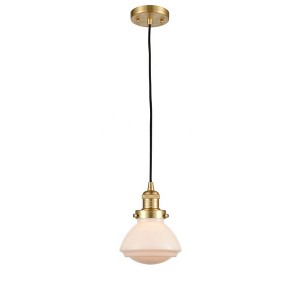 Olean - 1 Light Stem Hung Mini Pendant In Industrial Style-7.75 Inches Tall and 6.75 Inches Wide - 1 of 1
