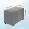 Unique Bargains Polyester Rectangular Stretchy Elastic Stool Cover - 2 of 4