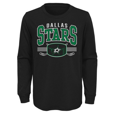 NHL Dallas Stars Men's Long Sleeve Hooded Sweatshirt with Lace - S