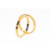 Aria Jeweler Inc Gold Bangle Bracelet Set - 3 of 4
