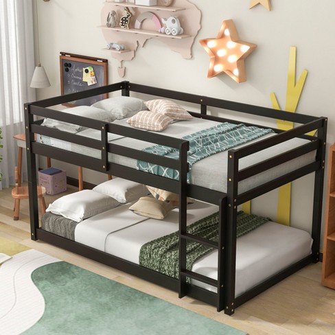 Twin floor hotsell bunk bed