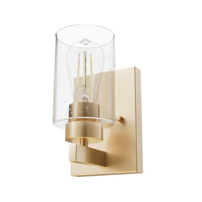 Hartland Seeded Glass Sconce Wall Light Fixture - Hunter Fan