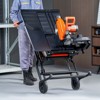 VEVOR Wet Tile Saw with Stand, 10-inch 65Mn Steel Blade, 4500 RPM Motor, Tile Cutter Wet Saw with Water Reservoir and Casters, Black - 2 of 4