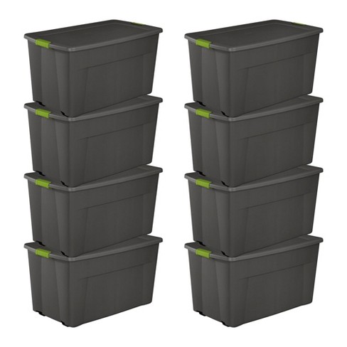 Sterilite Gray 35-Gallon Latch Storage Tote Container