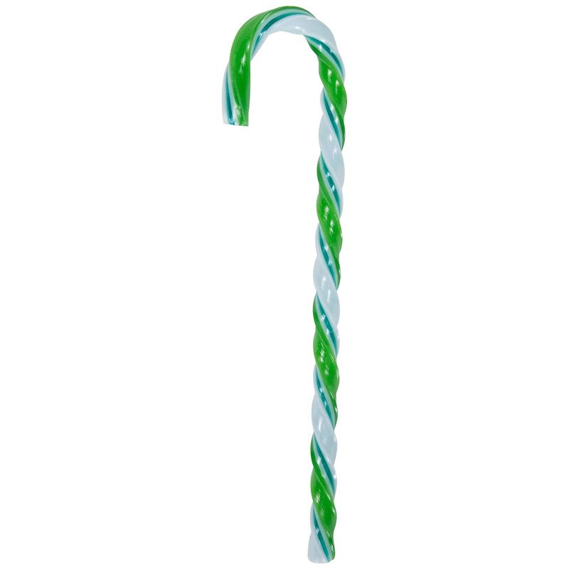 Northlight Twist Candy Cane Christmas Ornaments - 6" - Green and White - 12 ct, 4 of 7