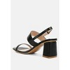 Kirk Elasticated Gussets Block Heel Sandals - 2 of 4