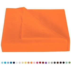 Brushed Microfiber Flat Sheet Only, Super Soft Hotel Quality Top Sheet - NTBAY - 1 of 4