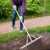 Costway Landscape Rake with 36" Head & 68" Handle Heavy-Duty Aluminum Leaf Rake for Lawns - 4 of 4