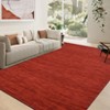 Washable Modern Abstract Rug Non Slip Low Pile Rug Soft Contemporary Throw Floor Cover Foldable Indoor Carpet for Living Room Bedroom Playroom - 3 of 4