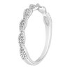 Girl's Delicate Twist Sterling Silver Ring - In Season Jewelry - 3 of 4