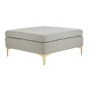 Giovanna Square Ottoman  - Safavieh - 3 of 4