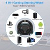 NBCP Xbox Steering Wheel, Gaming Racing Wheel with Pedals Clutch and Shifter Sim Driving Racing Wheel for Xbox One/Xbox Series X S/ PS4/ PS3/ PC - 2 of 4
