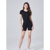 DOMETOUR Zippered One Piece jumpsuit Short Sports Yoga Jumpsuit for Women - 2 of 4
