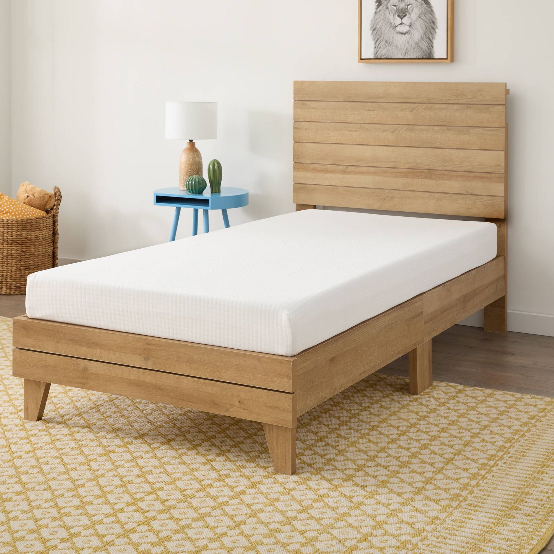 6" Gel Memory Foam Mattress with Antimicrobial Fabric Cover - Queen - Room Essentials™