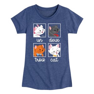 Girls' - Disney - Cats & Dogs Fitted Short Sleeve Graphic T-Shirt - 1 of 4