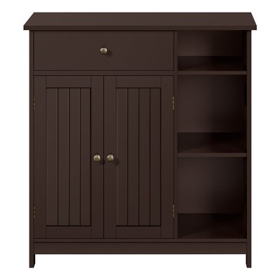 29.5 W x 31.5 H x 12 D Free-Standing Bathroom Cabinet Yaheetech Finish: Espresso