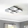 LED Flush Mount Ceiling Light with 4 Square Shapes, Dimmable Modern Fixture for Bedroom Living Room - 4 of 4