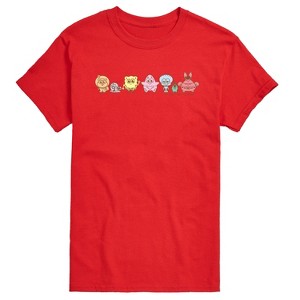 Men's - Spongebob Squarepants - Adorabob Lineup Short Sleeve Graphic T-Shirt - 1 of 4