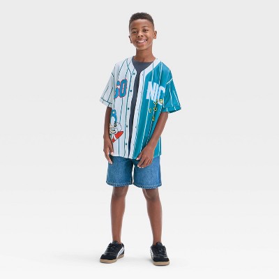 Sonic - Brandclub - Boys' Sonic the Hedgehog Baseball Jersey - S